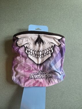 Purple Skull Neck Gaiter